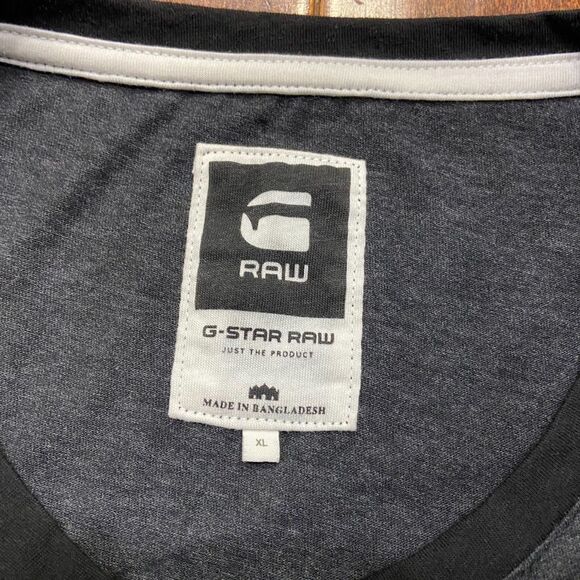 G-Star Raw No Image Just Product Dark Grey Cotton Graphic Tee T-Shirt Men's XL - Picture 5 of 9